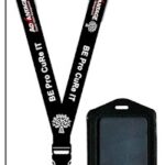 Lanyard + Holder Kulit